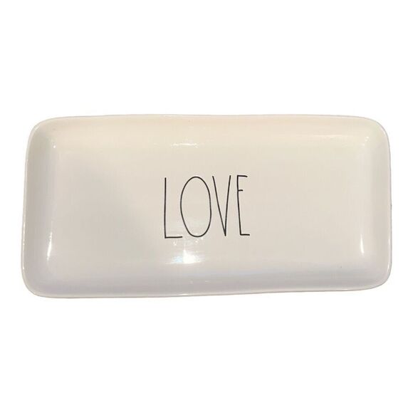 Rae Dunn large LOVE platter - Picture 1 of 2